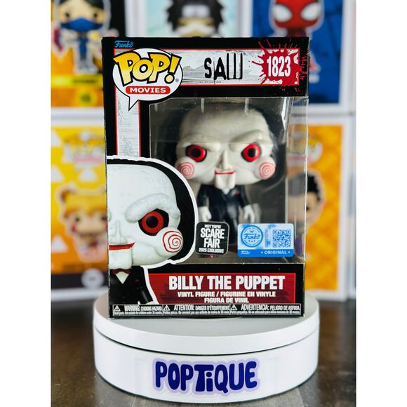 Saw Billy The Puppet Funko Pop! #1823 - Hot Topic Exclusive - Picture 1 of 6